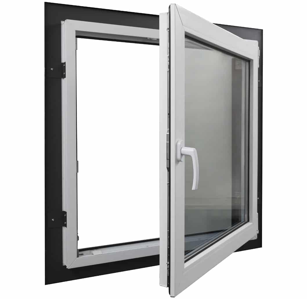 UPVC window side open white